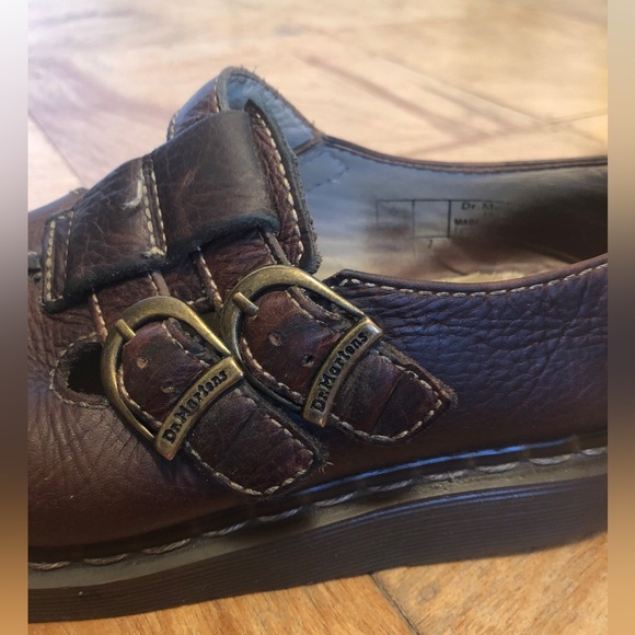 Vintage Dr.Martens mule clog brown leather - Picture 3 of 4